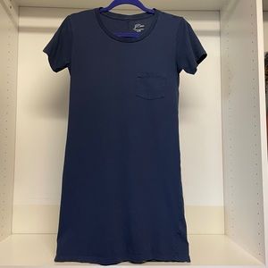 J. Crew t-shirt dress in navy